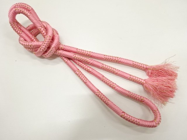 JAPANESE KIMONO / HAND-TIED OBIJIME